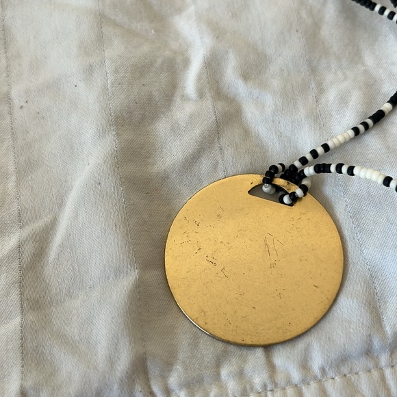Madewell gold disc necklace - Picture 2 of 4